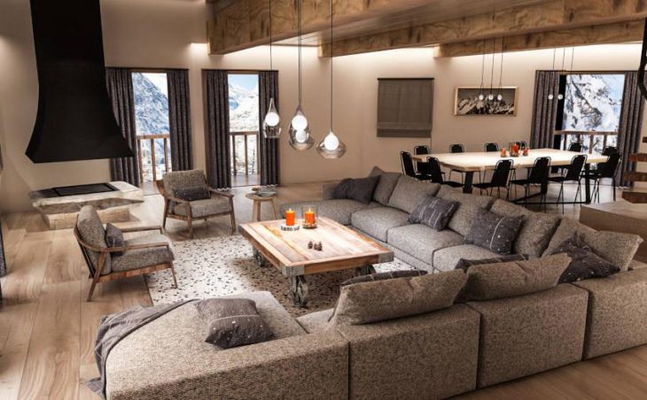 Chalet O Valala, Val d'Isere, Lounge